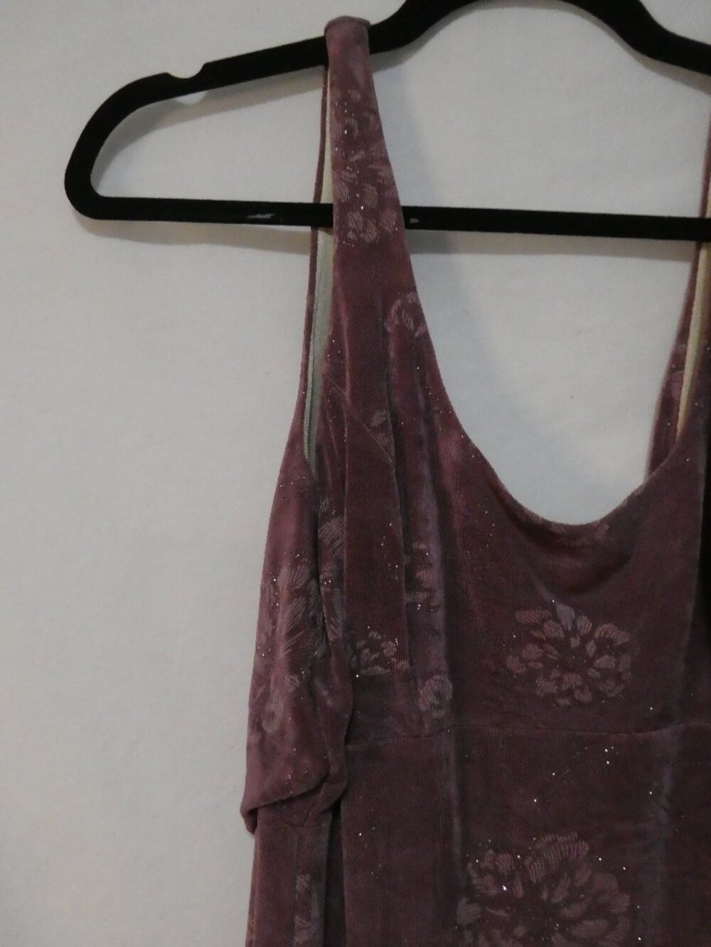 J KAUR COLLECTION By Barketti Purple Floral Maxi Dress - Size 12 - Picture 4 of 16